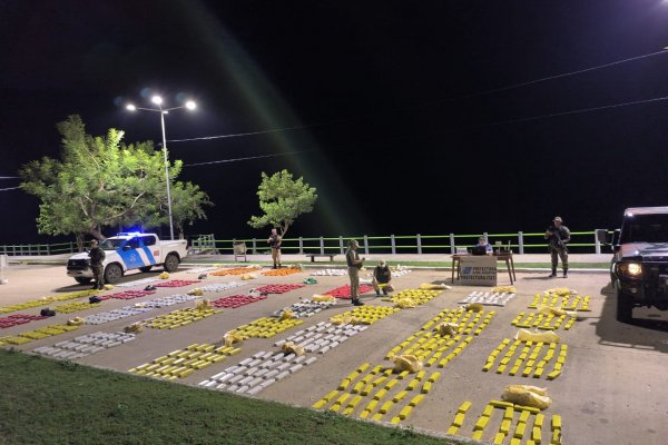Secuestraron 661 kilos de drogas en Corrientes