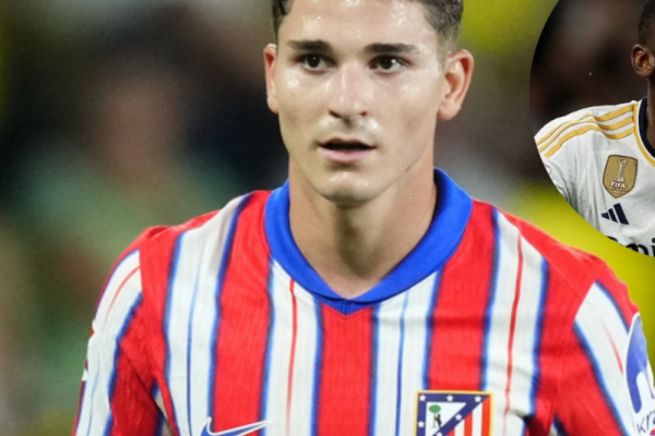 Rüdiger le apuntó a Julián Álvarez en Atlético Madrid