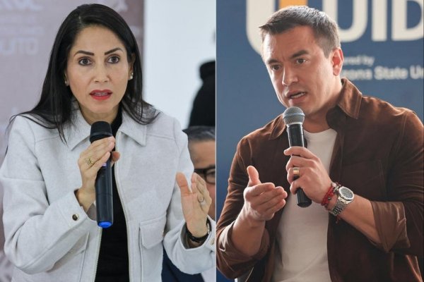 Empate técnico entre Noboa y González a cinco días de la segunda vuelta de las presidenciales en Ecuador