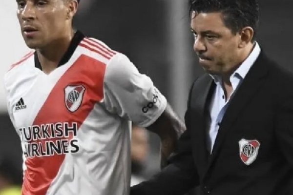 Enzo Pérez, explosivo con Borja: 