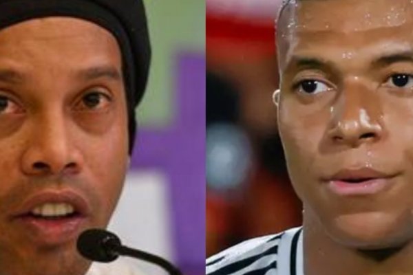 El guiño de Ronaldinho para Kylian Mbappé: 