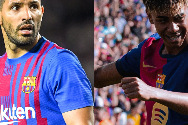 Agüero le apuntó a Lamine Yamal por su comparación con Messi: 