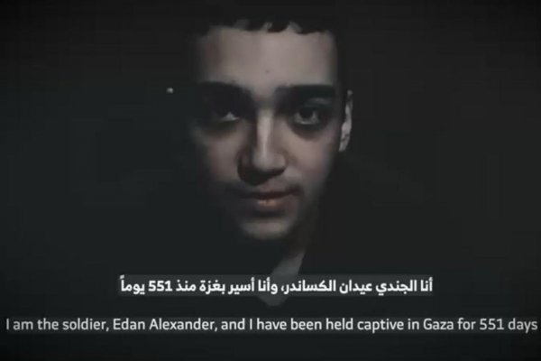 Hamás difunde un vídeo de un rehén israelo-estadounidense retenido en Gaza