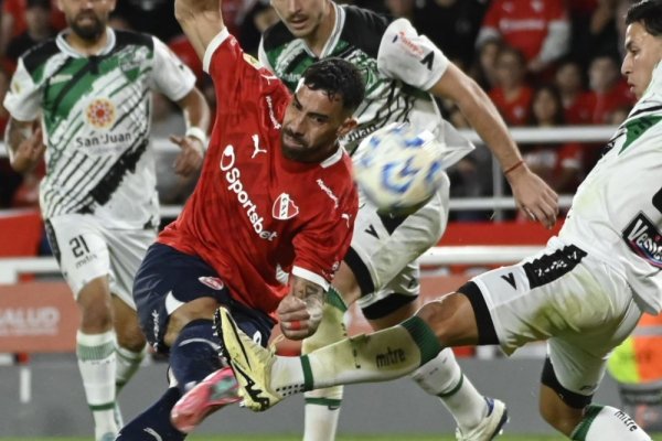 Independiente ganó un duro partido vs. San Martín de San Juan y sigue puntero