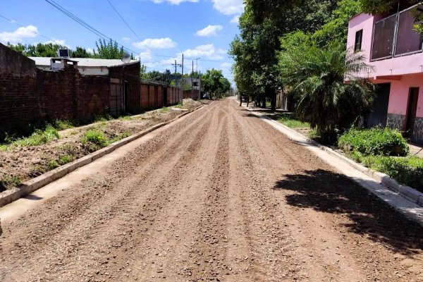 META RIPIO Y CORDÓN! Otro barrio de la capital correntina con obras