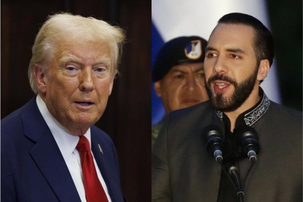 Donald Trump se reúne con Nayib Bukele en Washington