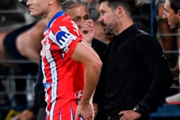 Simeone, sin filtro sobre Julián Álvarez: 