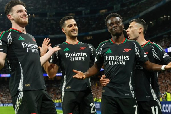 Arsenal evitó la heroica del Real Madrid y es semifinalista de la Champions League