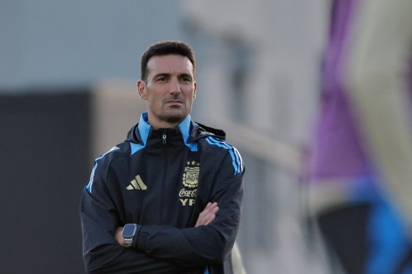 Se plantó con Scaloni: 
