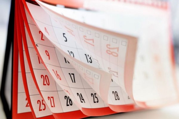 EN CARPETA! El próximo feriado y fin de semana largo en Argentina