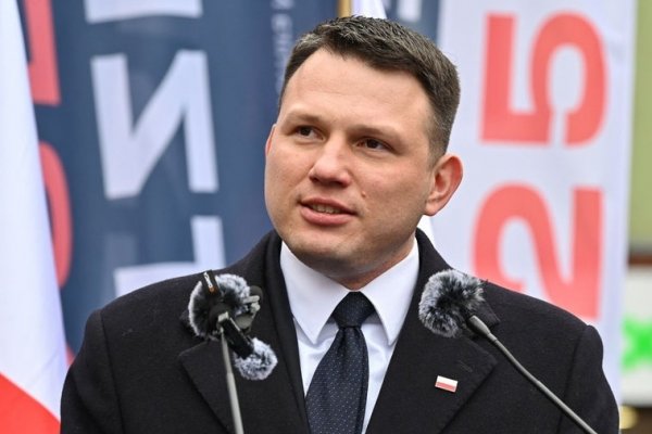 Slawomir Mentzen, presidente del partido Nueva Esperanza: el candidato polaco antisistema