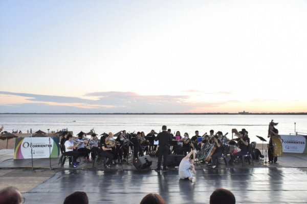 Cultura y ambientalismo: Tassano valoró la presentación musical realizada en la Playa Arazaty