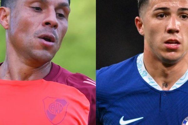 El agradecimiento de Enzo Fernández a Enzo Pérez en River: 