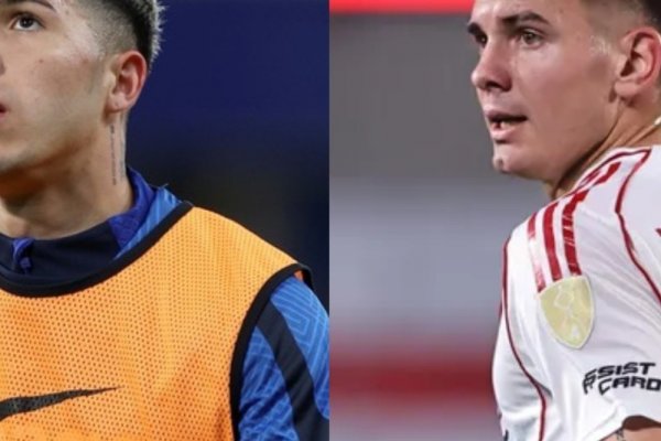 Enzo Fernández se rindió con Franco Mastantuono en River: 