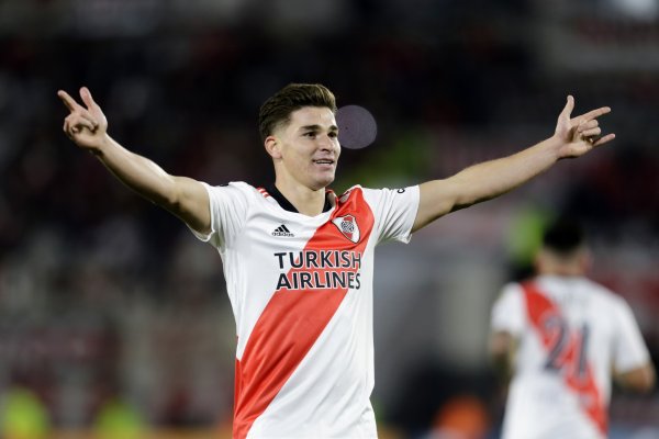 El palito a Boca de Julián Álvarez a días del Superclásico: 
