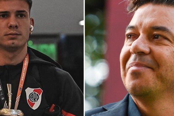 Gallardo comparó el gol de Mastantuono con uno de Quintero: 