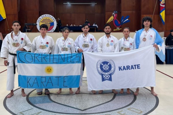 CORRENTINOS! Karatecas Regatenses en lo más alto de sudamerica