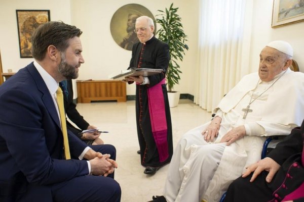 Vance considera «una señal divina» que se viese con el Papa un día antes de morir