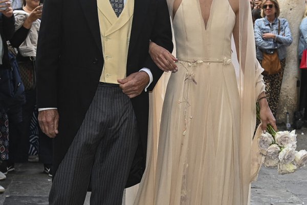 El vestido de novia de Pepa Astolfi, diseñado por ella misma: 