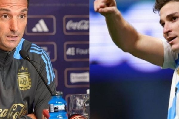 Golpazo para Scaloni con Julián Álvarez en la Selección Argentina: 