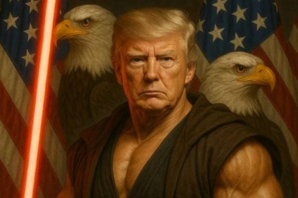 La Casa Blanca usa el Día de Star Wars para cargar contra la izquierda, con Trump caracterizado como un personaje de la saga