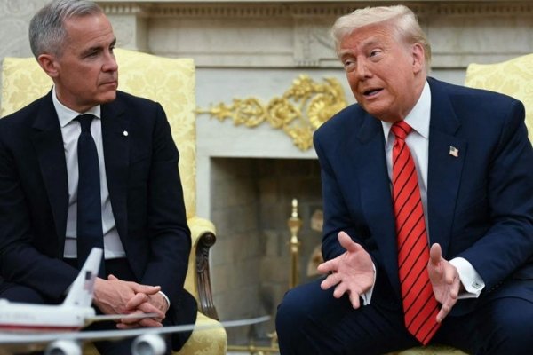 Trump, tras decirle Carney que Canadá no está en venta: «Nunca digas nunca»