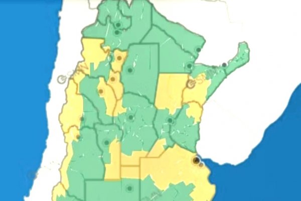 ALERTA AMARILLA! Corrientes con tormentas fuertes en algunas zonas