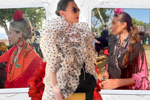 5 peinados fáciles y elegantes para la Feria de Abril que recomienda el peluquero malagueño Rafael Bueno, según tu vestido