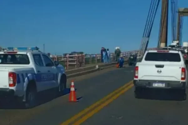 TREMENDO! Una mujer se tiró al Rio Paraná del Puente Chaco-Corrientes