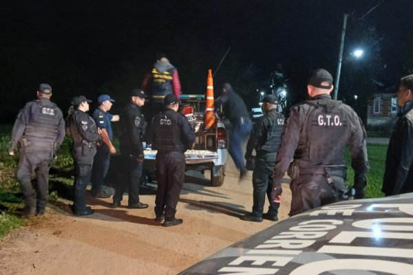 CALIENTE! La Policía controla San Luis del Palmar