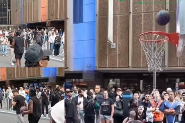 Un argentino de 20 años la rompió en el básquet callejero de Nueva York y se hizo viral
