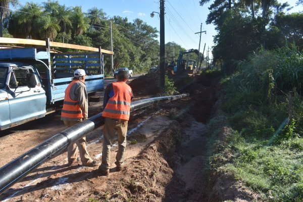 RUTA 99! Corrientes construye tendido de agua para 1.500 conexiones domiciliarias