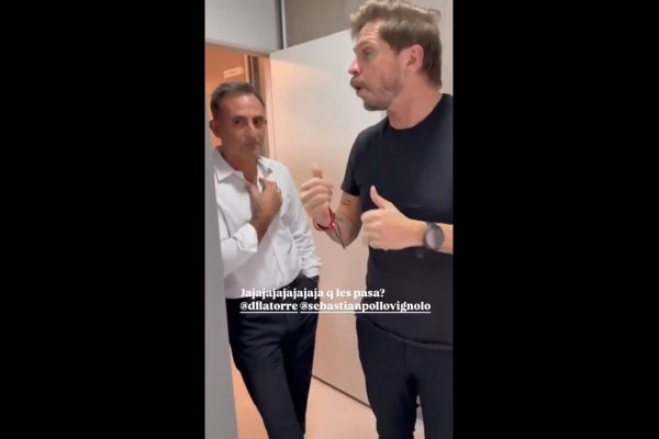 La divertida advertencia del Pollo Vignolo a Diego Latorre: 