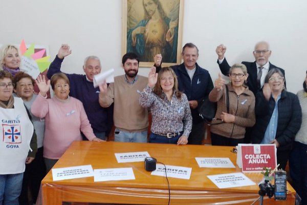 GOYA: Cáritas lanzó su Colecta Anual: 'Sigamos organizando la esperanza'