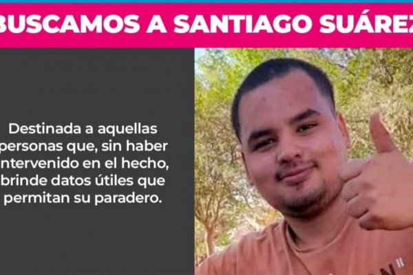 CON RECOMPENSA! En Corrientes siguen buscando a Santiago Suarez