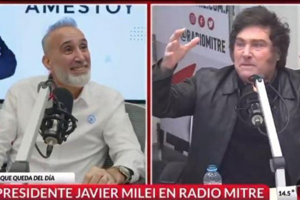 Milei, totalmente desbocado con Gabriel Anello: 