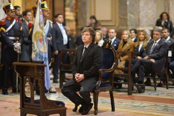 El controvertido detalle sobre la presencia de Milei en el Tedeum que provocó la furia de las redes