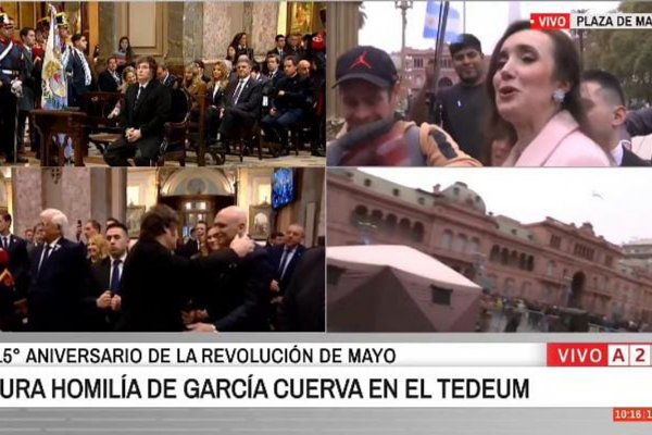 El video con el picante comentario de Villarruel después de haber sido ignorada por Milei