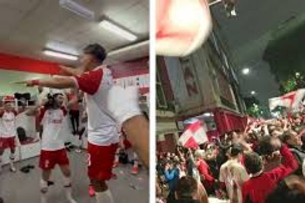 En el vestuario y en las calles de Parque Patricios: los videos de los festejos de Huracán