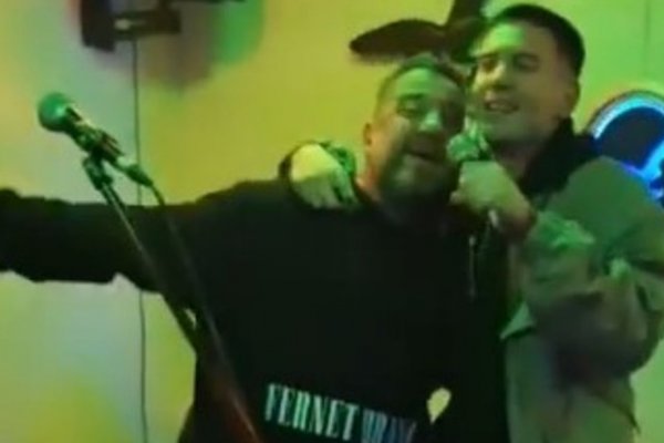 El dúo menos pensado: Franco Mastantuono y Piti Fernández cantaron juntos 