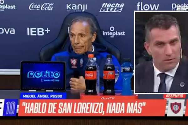 Russo le paró el carro a Fava cuando le preguntó por Boca en plena conferencia de prensa de San Lorenzo