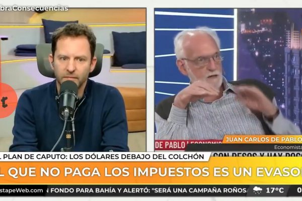 El asesor económico de Milei, Juan Carlos de Pablo: 