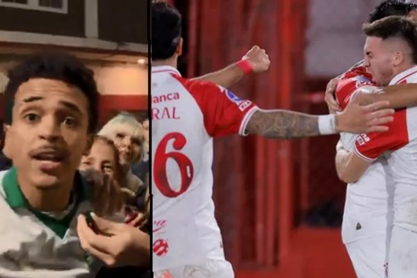 El hincha brasileño infiltrado en Huracán que fue a celebrar la eliminación del Corinthians