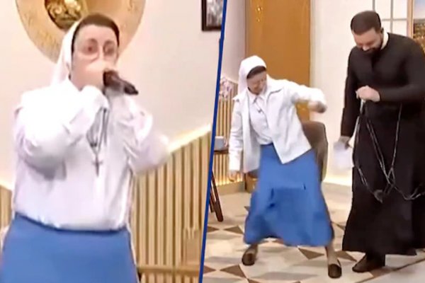 Espectacular video de la monja rapera: se puso a hacer beatbox en vivo y se volvió viral