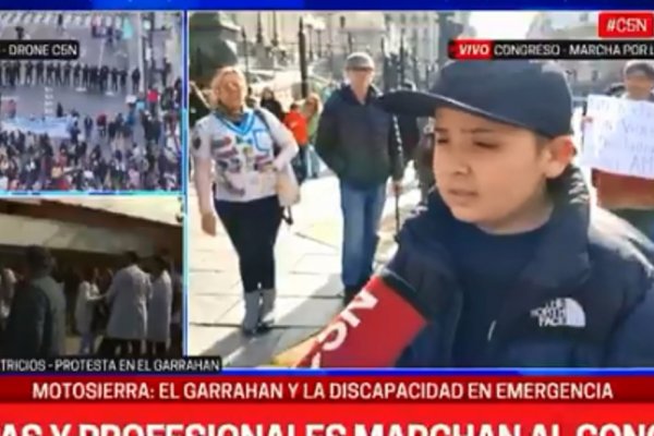 Un nene con autismo le hizo un claro pedido al gobierno de Milei por el recorte en discapacidad