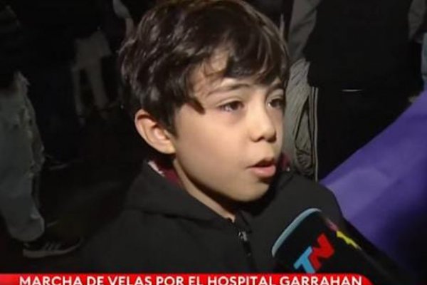 El emotivo testimonio de Luca, paciente del Garrahan, para que escuche Milei