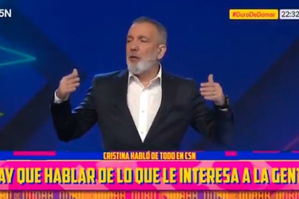Pablo Duggan destacó la dura crítica de Cristina a Alberto Fernández
