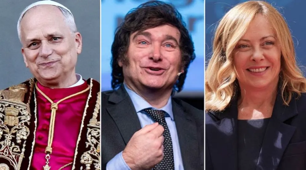 Milei partió rumbo a Roma para verse con León XIV y Meloni, en una gira que incluye reuniones con Macron y Netanyahu