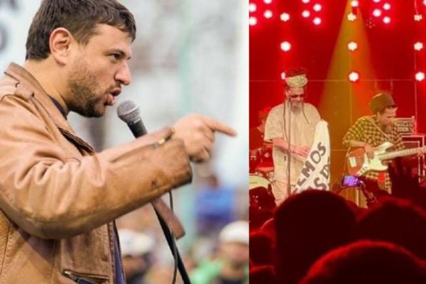 Una famosa banda de reggae salió a bancar fuerte a Gabois: 