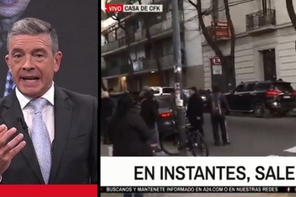 La custodia de Cristina corrió los móviles de la televisión y Pablo Rossi se indignó como si nunca la hubieran querido matar